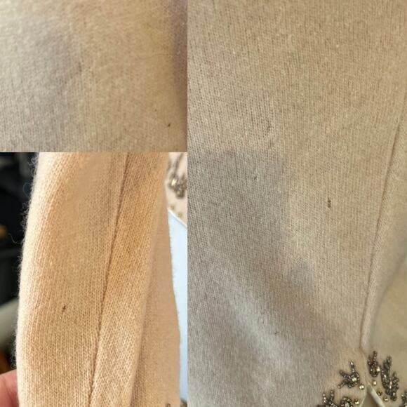 Vintage Mid Century Hand Beaded and Lined Sweater Hong Kong - Picture 7 of 8